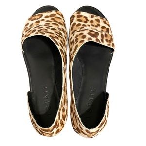 NEW 1. State Celvin Leopard Print Cheetah Flat Shoes Size 9.5